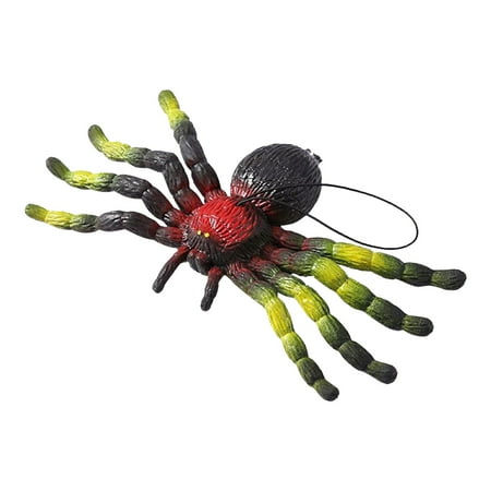 

ZHIZAIHU Halloween Clearance Home Decor! 5pc Halloween Hangers Halloween Prank Toy Bar Atmosphere Layout Super Large Simulation Rubber Spider Halloween Fall Decor (A)