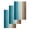 Turquoise Brown, variant on Blue Brown Ombre Kitchen Dish Towels for Drying Dishes Set of 3, Vintage Country Wooden Waffle Weave Microfiber Hand Tea Bathroom Towels Quick Dry & Absorbent Towel 12x12