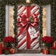 thumbnail image 5 of Seyotauo Merry Christmas Door Cover 35x71 Christmas Gift Box Present Hanging Banner Decoration Winter Holiday Bow Window Door Cover Stripes Ornaments Year Party Home Wall Outdoor, 5 of 8