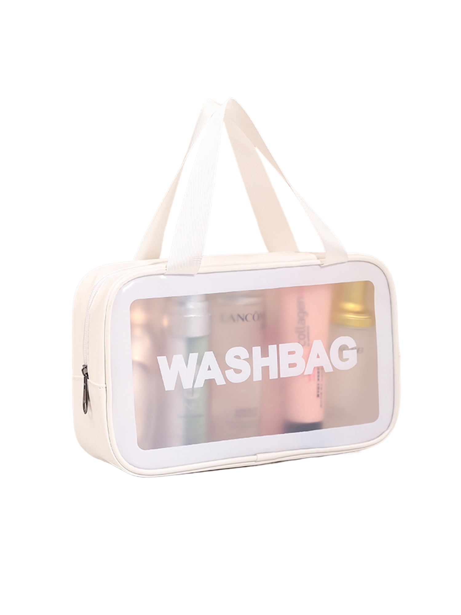 SAOQI Clear Makeup Bags, Waterproof Large Cosmetic Bags for  Women Travel Toiletry Bag, Clear Makeup Organizer Bag with Zipper, Transparent  MakeUp Case, Clear Toiletry Bags for Traveling, Gift for Wife 