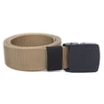 thumbnail image 3 of Men Boys Canvas Breathable Tactical Waist band Men Belt with Plastic Buckle Solid Waist Strap Belts Rescue Rope Band, 3 of 9