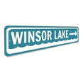 thumbnail image 3 of Lake Direction Novelty Decor, Metal Wall Sign - 4x18 Inches, 3 of 4