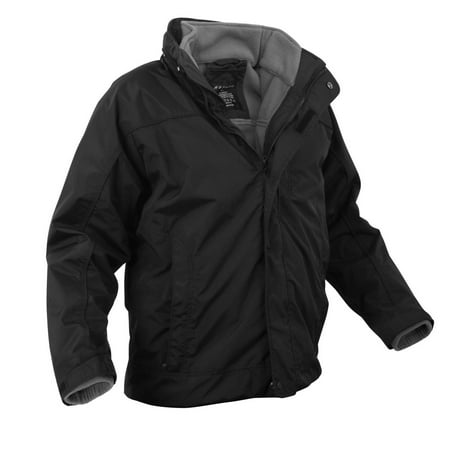 Rothco All Weather 3 in 1 Jacket, Black