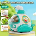 thumbnail image 2 of Cartoon Press Submarine Sliding Toy with Whistle Interactive Competition Inertia Glider for Water Play Gift, 2 of 6