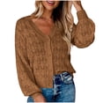 thumbnail image 6 of SDNall Sweaters for Women, Jackets for Women, Long Sweaters for Women, Womens Casual Loose Solid Color Long Sleeved-Neck Sweater Jacket, Long Jackets for Women, Lightweight Jacket Women, 6 of 7