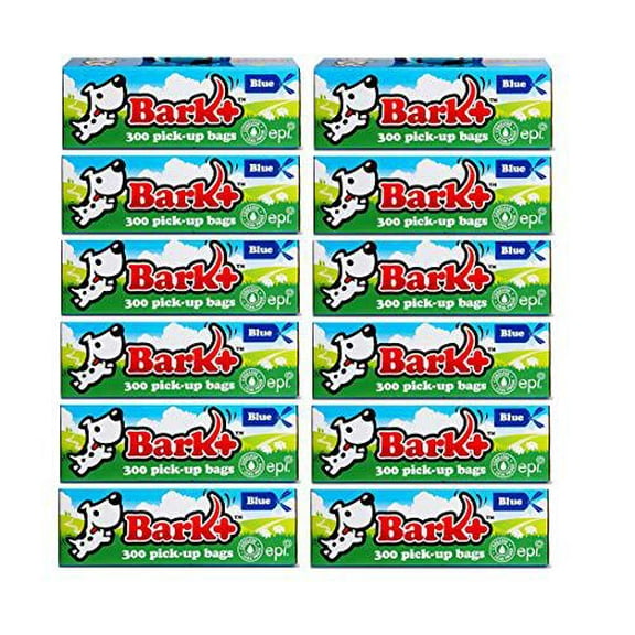 3600 Bark  Dog Waste Poop Bags, 12 Pack
