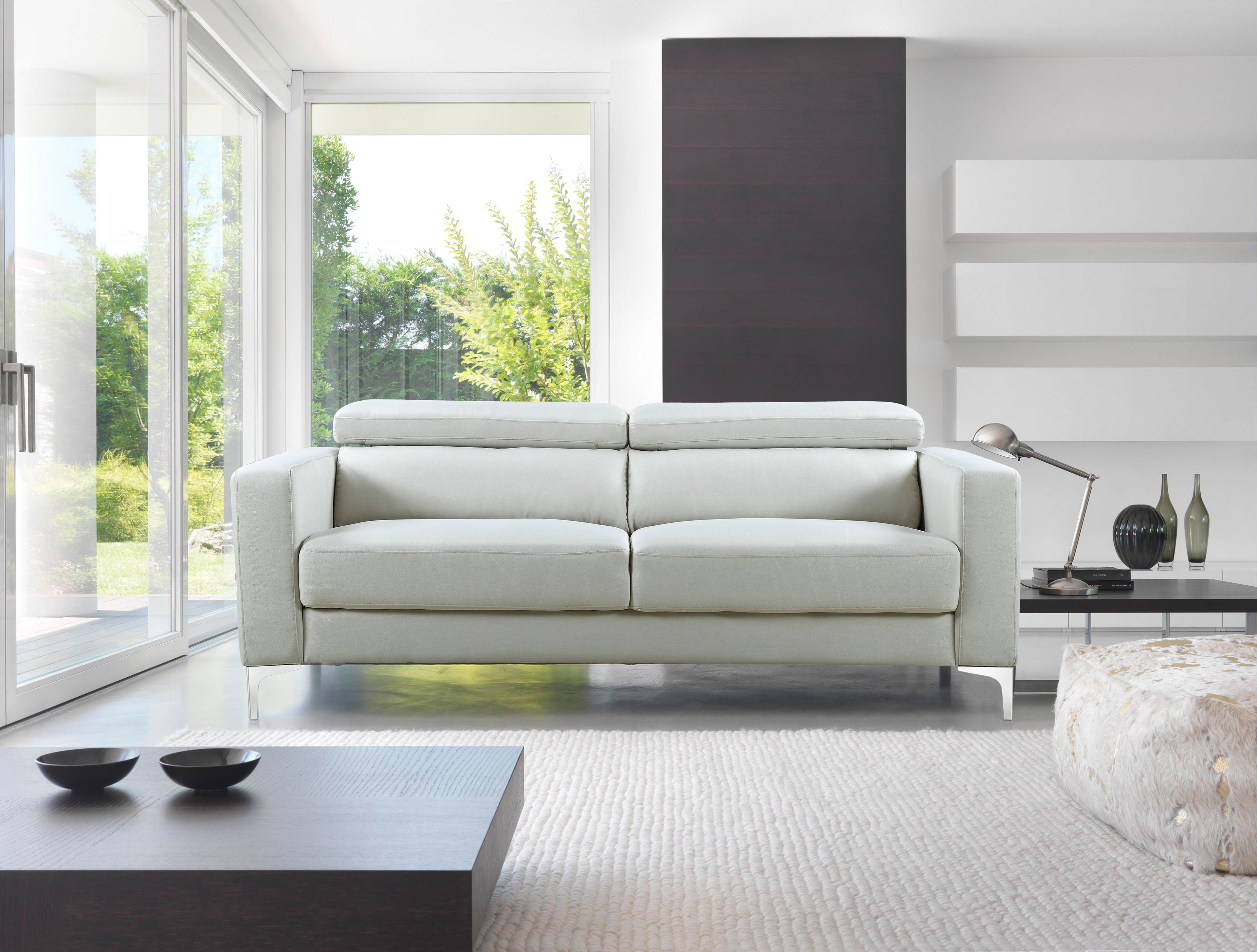 Modern Linen Upholstered Sofa