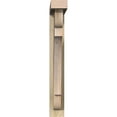thumbnail image 2 of Ekena Millwork 4"W x 18"D x 30"H Olympic Block Rough Sawn Bracket w/ Offset Brace, Douglas Fir, 2 of 25