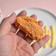 thumbnail image 3 of Simulation Fun Cute Fake Fried Chicken Nuggets Wings Keychain Rings Men's Women's Personality School Bag Imitation Kid Food Toy Props Backpack Car Dec, 3 of 5