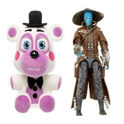 Five Nights at Freddy's Pizza Simulator - Helpy Collectible Figure + The Black Series Cad Bane Toy 6-Inch Scale The Clone Wars Collectible Action Figure, Pack of 2