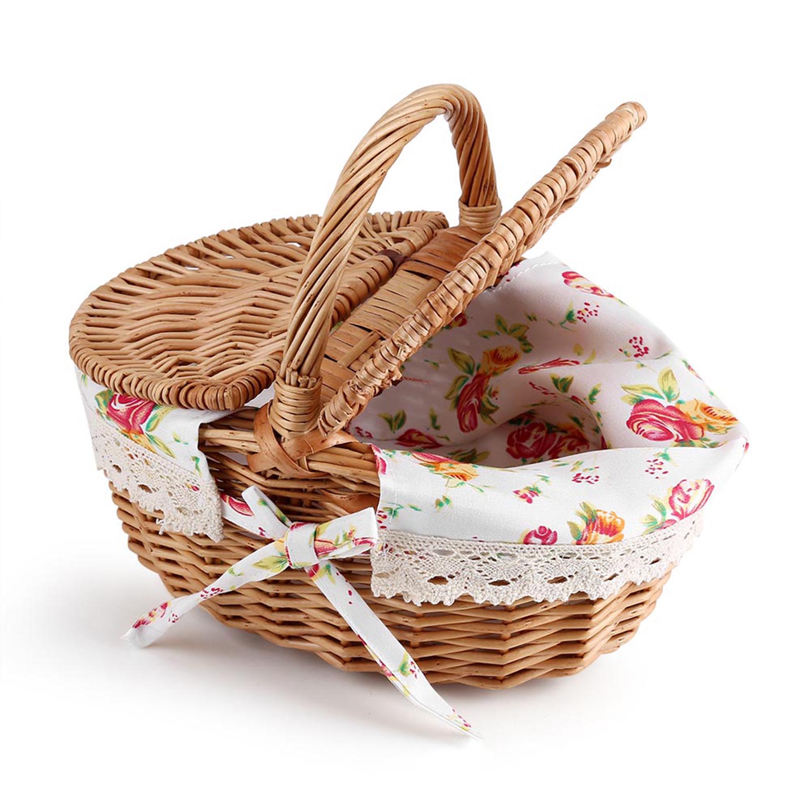 Rdeghly Picnic Basket, Oval Storage Basket, For Home Home Storage