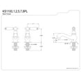 thumbnail image 2 of Kingston Brass KS1105PL Heritage Basin Tap Faucet, Oil Rubbed Bronze, 2 of 2