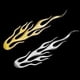 thumbnail image 4 of Brave 3D Fire Record Sticker For Auto Motorbike Cycle Flexible PVC Substance Scratch Resistant Impermeable Decoration Easy Skin Denial Remainder Plan, 4 of 4