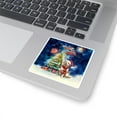 thumbnail image 3 of Merry Christmas and Happy New Year Santa Labrador Retriever Holiday Xmas Winter 2025 Vinyl Sticker Lab Dog Lover Gifts Waterproof Decal Art Decor - 00024, 3 of 5