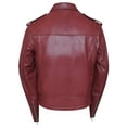 thumbnail image 2 of Pure Leather Real Biker Lambskin Motorcycle Jacket for Men, 2 of 7