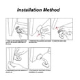 thumbnail image 3 of Windproof Door Stopper Invisible Installation Non Magnetic Wood Grain for Baby and Pet, 3 of 7