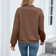 thumbnail image 6 of yocbz Windbreaker Jacket Women Womens Zip Up Sweatshirts Jackets Oversized Long Sleeve Casual Loose Coats Outwear with Pockets Fall 2025 Khaki,Size for XXL, 6 of 9