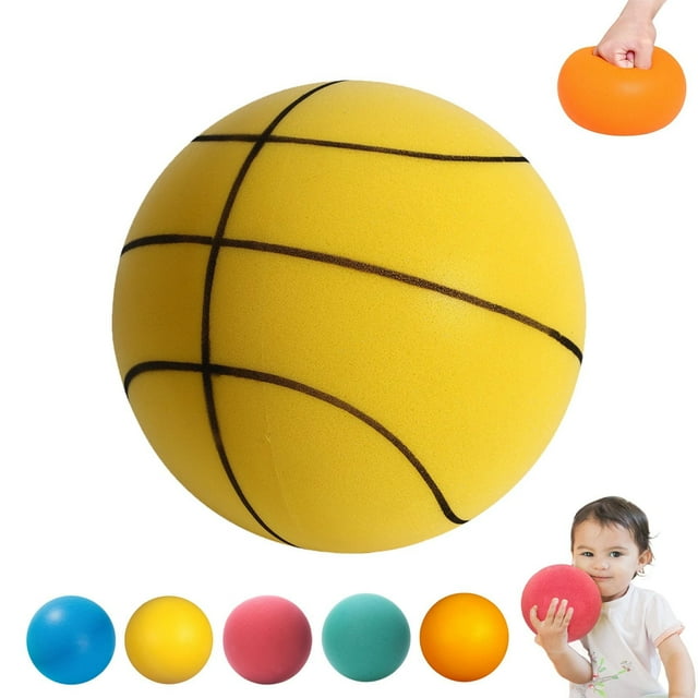 Sports Indoor Dribbling Foam for Quiet Training High Density Uncoated Grip Mastery Lightweight Practice