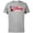 Athletic Heather, variant on Disney Mickey Mouse Race Car Driver Racing Flag Script Logo - Short Sleeve Cotton T-Shirt for Adults - Customized-Athletic Heather