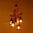 thumbnail image 5 of iMeshbean 4-Light Farmhouse Furniture Wood Chandelier Pendant Lighting Fixture Kitchen Bar, 5 of 11