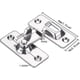 thumbnail image 2 of 90 Degree Angled Door Latch Safety Lock Sliding Door Hasp Stainless Steel With Screws For Home Rooms Garden Bathrooms - Silver 2pcs Shibaod, 2 of 4