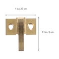 thumbnail image 2 of Minkissy 4 Sets Metal Door Latches Brass Rustic Design for Business Owners, 2 of 6