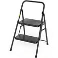thumbnail image 7 of Jocauto 2 Step Ladder, Folding Step Stool for Adults with Wide Anti-Slip Pedal, Sturdy Portable 2 Step Stool, Lightweight, Black, 7 of 7