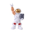 thumbnail image 4 of simhoa Figurine Astronaute Moderne Statue en Résine Uvre d'Art Modèle de Statue d'Espace Doré, 4 of 8