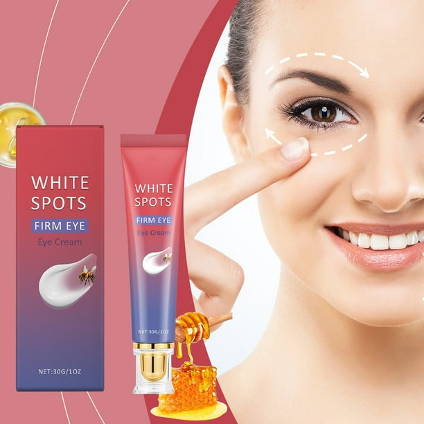 Puntoco Crema reafirmante para ojos White Spots Crema reafirmante para ojos Reduce las arrugas Esencias para ojos Aclara las líneas finas Bolsas debajo de los ojos Ojeras Crema hidratante para ojo