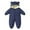 Navy blue, variant on GYRATEDREAM Baby Girl Winter Snowsuit Cute Baby Bear Suit Newborn Winter Coat Warm Infant Hooded Jumpsuit 0-18 Months