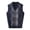 Navy, variant on GBSYEWXS Men Vest Sweaters Casual Sleeveless V-Neck Pullover Plaid Print Stretch Dark Gray Sweater