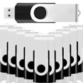 thumbnail image 1 of Paquete de 10 Memorias USB JBOS de 32GB 2.0 con Giro, 1 of 7