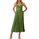 thumbnail image 1 of Gibobby Monos de Moda Bolsillos de cuello de ancho Cutout Mujeres Jumpsuit Summer Jumpsuit Spaghetti V Traje de mono Color correa Casual Cintura pierna Soild Jumpsuit Femenino(Verde， XL), 1 of 4