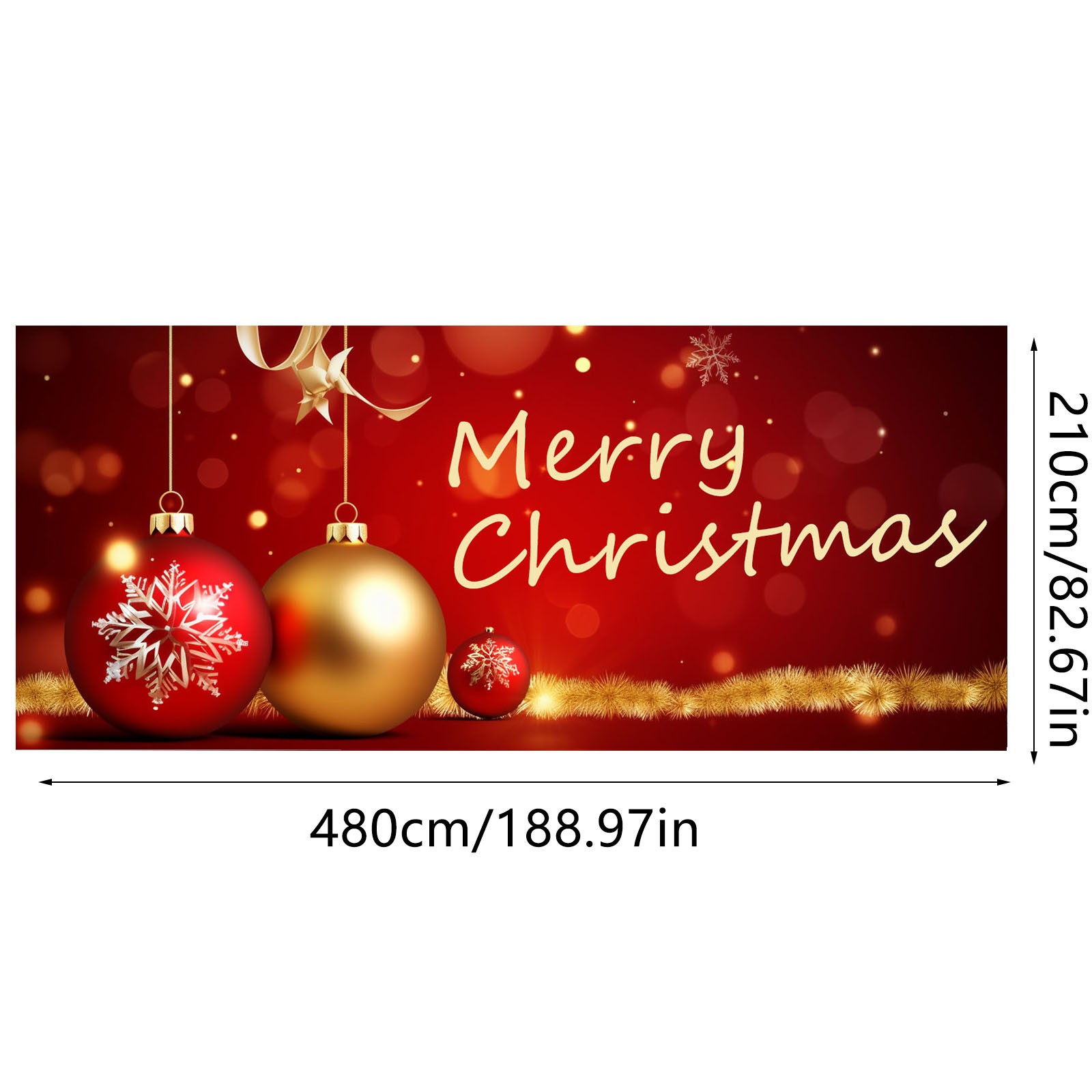 Christmas Red Garage Door Decorations Christmas Garage Door Banner 