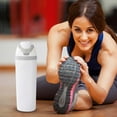 thumbnail image 4 of Liquidation! FreeSip Bouteille d'Eau Isolée en Acier Inoxydable de 19 Oz avec Couvercle pour Sports et Voyages Verre et Bouteille de Champ Rêveur, Bleu, 4 of 9