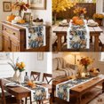 thumbnail image 6 of Fall Thanksgiving Cotton Linen Rectangle Table Runners 13"x60", Rustic Pumpkin Soccer Sports Blue Brown Coffee Table Runner Dresser Scarves Luxury Table Runners for Wedding Party Banquet Dinner Decor, 6 of 8
