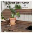 thumbnail image 6 of Potting Bench with Sink, Outdoor Work Table with Storage, Garden Workstation for Greenhouse Patio - Dark Brown, 6 of 9