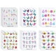 thumbnail image 1 of 18 hojas de calcomanías para uñas, pegatinas autoadhesivas para decoración de uñas de mujer, varios estilos, 6,4*5,3 cm, 1 of 5