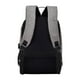 thumbnail image 5 of Mochila de viaje para portátil, transpirable, ligera, para la universidad, para mujer y hombre. Gris claro, 5 of 9