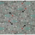 thumbnail image 4 of oneOone Cotton Poplin Twill Light Gray Fabric Geometric Quilting Supplies Print Sewing Fabric By The Yard 56 Inch Wide-KC6, 4 of 4