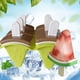 thumbnail image 1 of Moldes para Paletas de Sandía con Asas, Reutilizables, Fáciles de Desmoldar, Antigoteo, Helado Casero, Paleta de Fruta Casera., 1 of 4