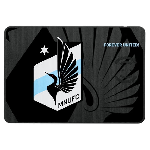 Minnesota United FC Mono Tilt Logo Wireless Charger & Mouse Pad