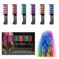 thumbnail image 2 of Festive Fun Washable Temporary Hair Color Combs 10-Color Set, Tangle-Free Instant Hair Chalk for Kids & Adults Birthday Party, Safe & Easy Diy Hair Dye Kit, 1-Pack, 2 of 7