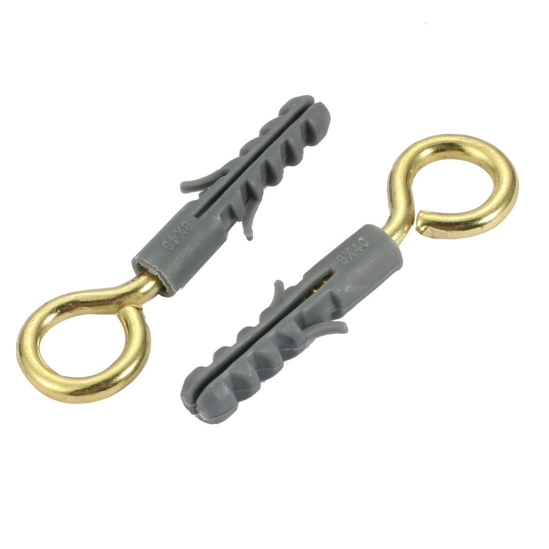 Unique Bargains 5pcs 8mmx40mm Self Drilling Drywall Anchor w 12.5mm