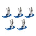 thumbnail image 1 of Uxcell MT-18 Máquinas de Coser Industriales Pie Prensatelas Extra Fino Preciso Plástico Azul 5pcs, 1 of 2