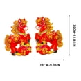 thumbnail image 4 of KOYPTL Chinese New Year Decorations 2026 Medium Size Lunar New Year Zodiac Horse Door Stickers Couplet for Home Restaurant Store Party Spring Festival Window Cling Decal for Wall Closet, 4 of 6