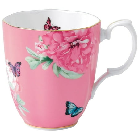 

Royal Albert Miranda Kerr Friendship Mug 13.5 fl oz Vintage Pink Bone China Multicolor