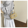 thumbnail image 6 of REMANLAND Women's Metallic Woven Texture Vanity Case Handbag with Top Handle and Chain Strap, Gold, 6 of 11