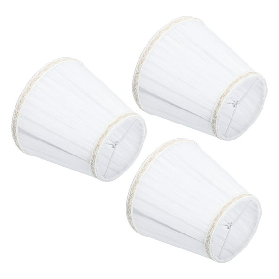 LEORX 3pcs Creative Lampshade Fabric Lamp Shades for Dust Protection in Living Room