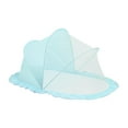 thumbnail image 3 of Abbracc Filet de Berceau Filet Anti-Punaises de Lit Pliable Léger Literie Bébé Complète S Bleu, 3 of 9